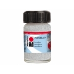 Portselanivärv Marabu 15ml 582 glitter-silver