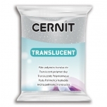 Polümeersavi Cernit Translucent 080 Glitter silver 56gr