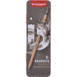 Harilik pliiats Bruynzeel Expression Graphite 6tk metallkarbis