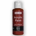 Akrüülvärv Artist Mars Red 50ml Daily Art