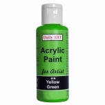 Akrüülvärv Artist Yellow Green 50ml Daily Art