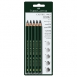 Harilik pliiats Faber-Castell 9000 Jumbo 5tk