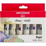 Akrüülvärvid Talens 6x20ml Pärlmutter Amsterdam 