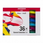 Akrüülvärvi komplekt Amsterdam 36värvi 20ml 