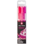 Sakura Gelly Roll geelipliiatsid Moonlight Fluo komplekt 3tk Roosad