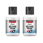 Epoksiidvaik Pentart Super Glass Resin 80ml (40+40ml)