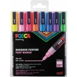 Markerid POSCA PC-3M Sädelev universaal 8 tk