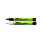 Aedniku marker Artline 2,3mm Must ja Valge blistris,veekindel.