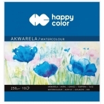 Akvarelli plokk 15*15cm 250gr 10lehte Happy color