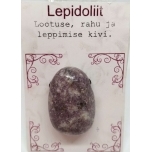 Lepidoliit auguga kivi