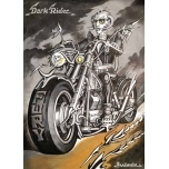 Dark Rider Fury.Jaan Männik akrüülmaal 42*30cm