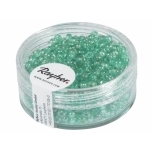 Pärlid 2,6mm 29 Roheline pärlmutter läbipaistev 17gr
