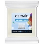 Cernit Polümeersavi Nr 1  027 Opaque White 250g