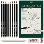 Pliiatsikomplekt Faber Castell Graphite MATT 11-osa