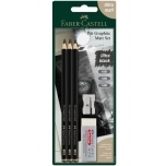 Pliiatsikomplekt Faber Castell Graphite MATT 5 osa