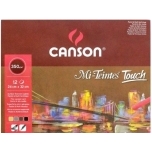 Pastelli plokk Liiv MiTeintes Touch Canson 24x32cm 355g 12 lehte(Profi)