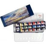 Akvarellide komplekt Rosa Gallery Landscape 21tk 2,5ml metallkarp