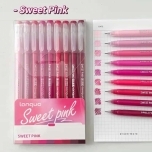 Ülipeen geelpliiats Sweet pink 9tk Lanquo