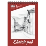 Sketch pad A4, 190g, 30 lehte, spiraalköide,rebimise perforatsioon