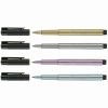  Faber-Castell Pitt Artist Pen Metallic marker 4tk(pärlmutter kuld,hõbe,roosa,sinine)