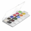 Akvarellvärvid ArtBerry UV kindel, 12 värvi, paleti ja pintsliga