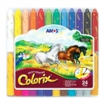 Pastellkriidid akvarellitavad 24tk Colorix Amos
