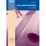 Millimeeterpaber A3, 20 lehte liimplokk