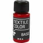 Tekstiil värv Punane 50ml Basic Solid