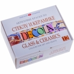 Klaasi-ja keraamika värvid Decola 12tk 20ml Opaque