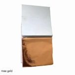Kullatislehed väiksed Rose Gold 9*9cm 100tk pakis