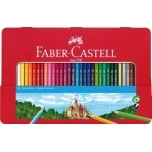 Värvipliiatsid Faber-Castell 36-värvi metallkarbis