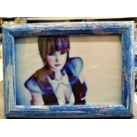 Sinine tüdruk(artist Amadeus Eisenberg)raamitud 13*18cm