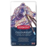Värvipliiats Coloursoft 12tk metallkarbis