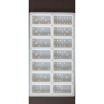 Silikoonist vormid Domino kivide valamiseks Pentart Transparent