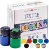 Tekstiilivärvide komplekt Decola 9tk 20ml 