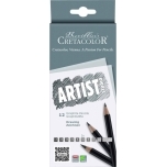 Grafiitpliiatsite komplekt Cretacolor Artist studio 6B-4H, 12 tk.
