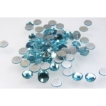 Klaasist kleebitav lame kristall 2mm Aquamarine,pakis 20tk