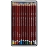 Pastellpliiatsid 12tk Pastel Pencils metallkarp 