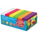 Plastiliin ArtBerry Aloe Veraga 6 värvi 300g