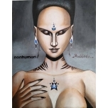 Nonhuman otse.Akrüülmaal lõuend alusraamil. 25*20cm