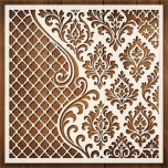 Šabloon Barokk Damaskuse 30*30cm  2tk