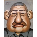 Tõbrik.Akrüülmaal lõuend alusraamil. 25*20cm