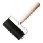 Linoolrull 6cm Must puidust varrega