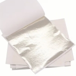 Kullatislehed väiksed Antiik Hõbe 9*9cm 100tk pakis