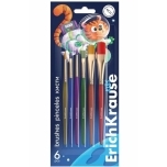Pintslite komplekt Kids sünteetiline 6tk Erich Krause