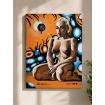 Red eye. Akrüülmaal lõuend alusraamil. 22,5*30cm