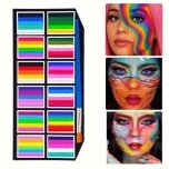Näovärvid Rainbow rush 12 küvetti 64 tooni