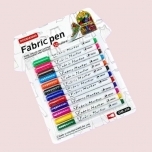 Tekstiilimarkerid 12tk Toch Love