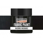 Pentart tekstiilivärv Must 50 ml