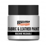 Pentart naha- ja kangavärv – Valge, 50 ml